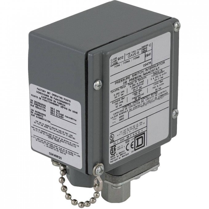 Датчик давления TELEMECANIQUE Sensors 9012GAW6V1 485541